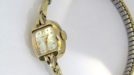 LONGINES VINTAGE WATCH  10k Yellow Gold Filled 19… - image 7