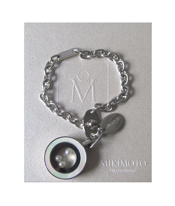 MIKIMOTO PEARL KEY CHAiN Vintage Mikimoto Internat