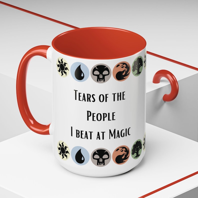 Magic The Gathering Tears of the People I Beat at Magic Coffee Mug - TCG Gift for Gamers MTG Fans Dungeons and Dragons Birthday, Holidays bild 5