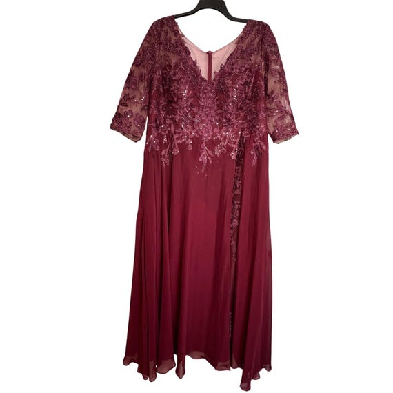 sachin and babi light blue dress A-Line Asymmetrical Chiffon Mother of The Bride Dress COCOMELODY CM0080, Dusty Purple main image 0