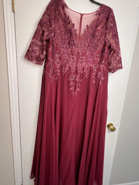 Jj's House Mother Bride Dress A-line V-neck Asymmetrical Chiffon Lace 1X -  Etsy Canada