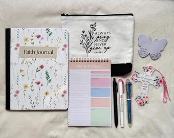 Renewed Faith Bundle | Floral Christian Journaling Kit