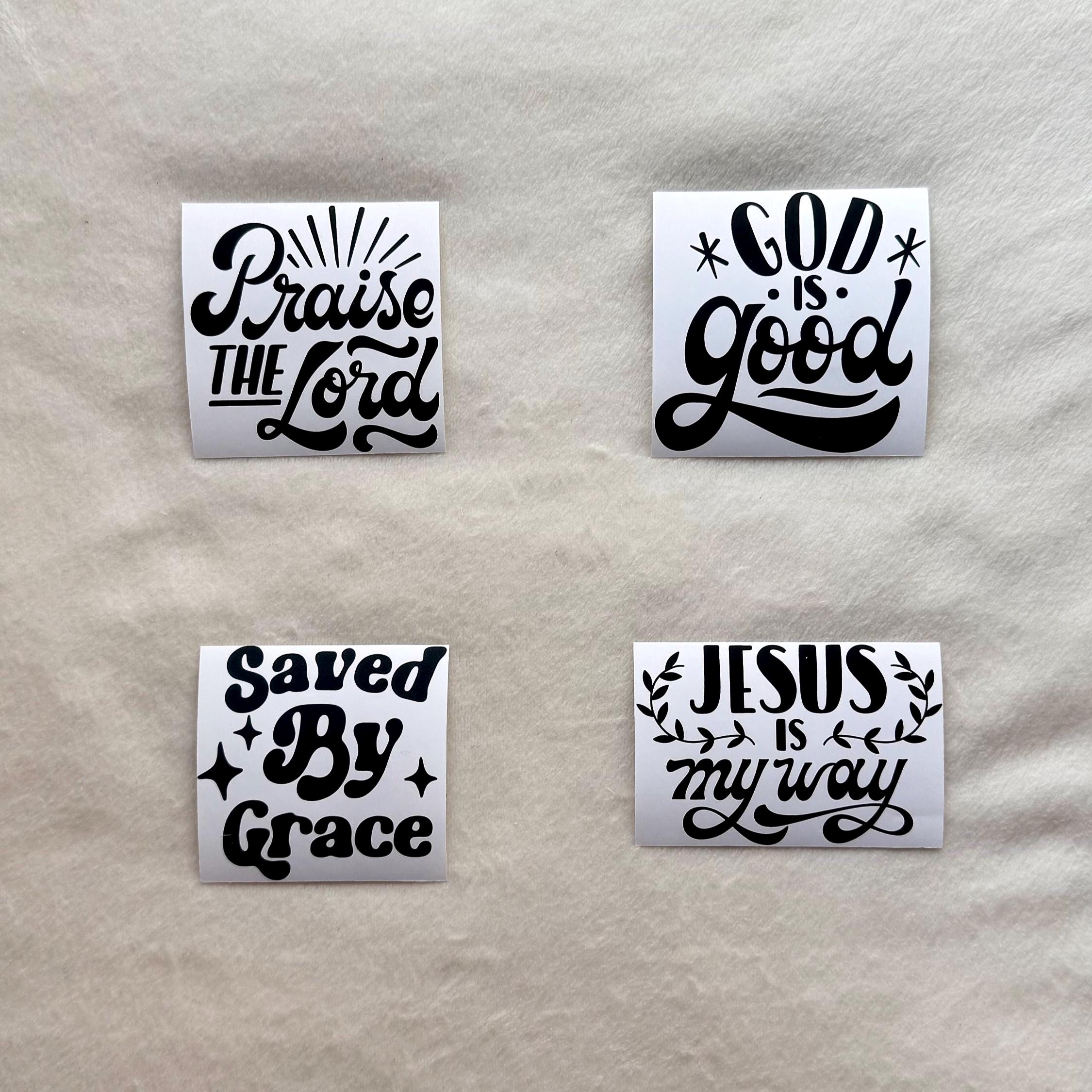 Christian Faith Stickers | Bible Verse Vinyl Stickers - Etsy