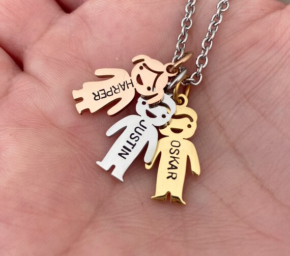 Name Necklace Mothers Day Gift Little 