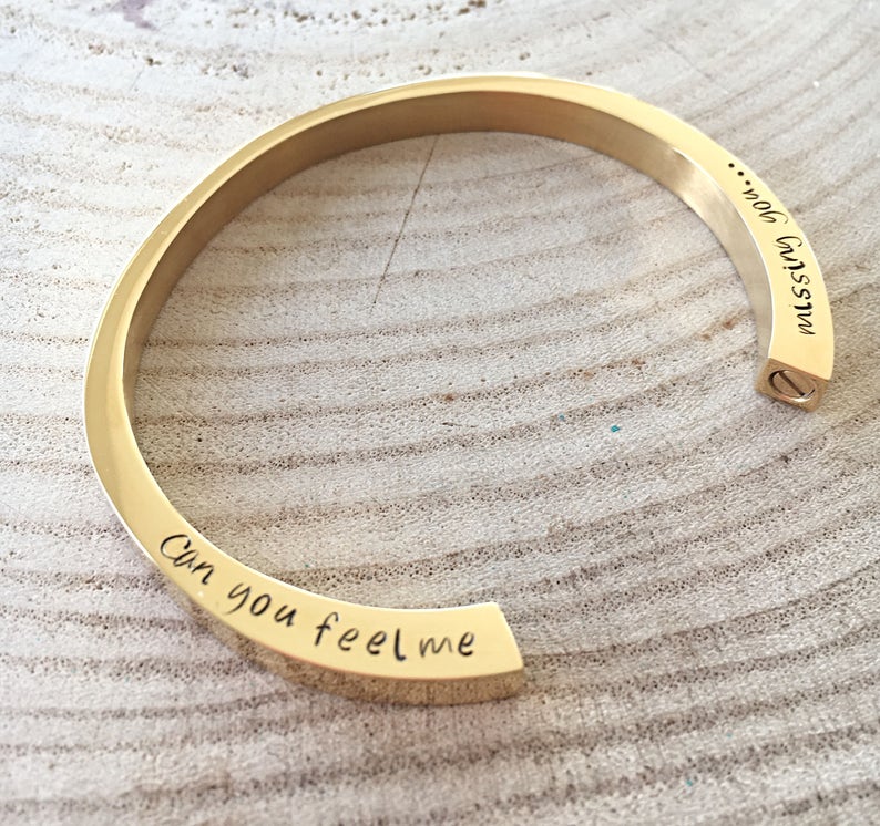 Cremation Bracelet Cremation Bangle Cuff Loved Ones Ashes Etsy Australia