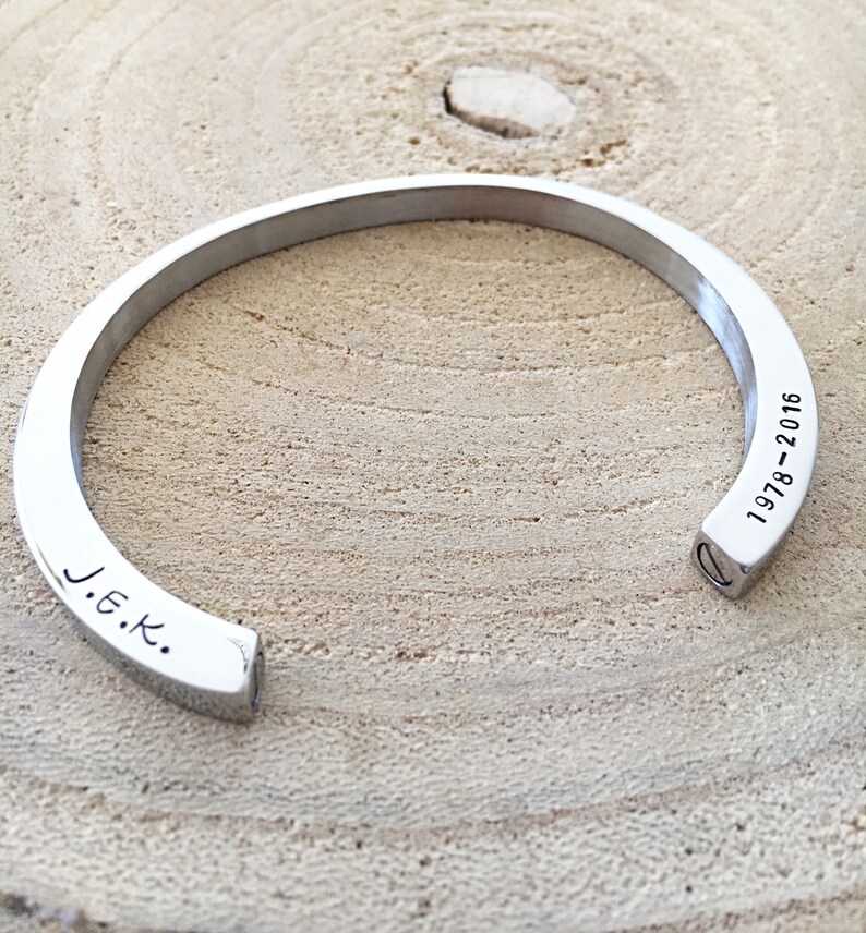 Cremation Bracelet Cremation Bangle Cuff Memorial Bangle Etsy