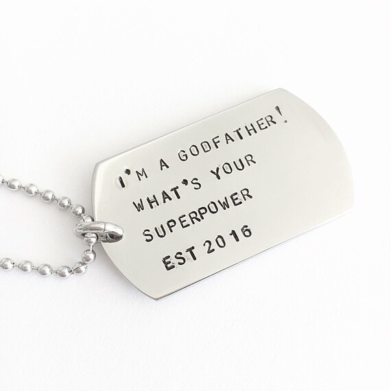 Cadeau De Parrain Citation De Parrain Jour De Nommage Etsy Canada