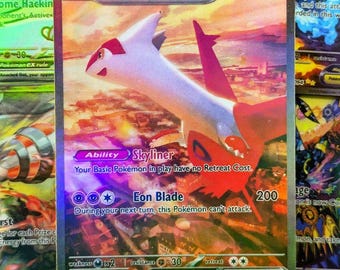 ラティアス ex sar ラティオス ar カスタムポケモンカードディスプレイ