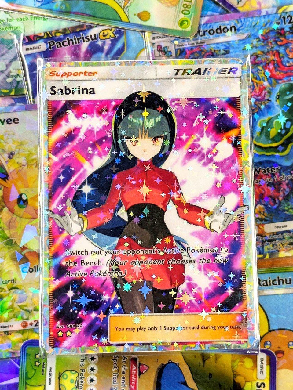 Goddess Story Custom Card Sabrina Full Art Custom Pokemon Card - Holofoil,  Goddess Story, Anime Waifu Trading Card Pokemon Goddess Story Anime Waifu  Card