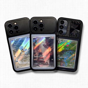 Étui pour téléphone Pokémon adapté à toutes les cartes à collectionner pour les modèles d'iPhone, de Samsung Galaxy et de Google Pixel