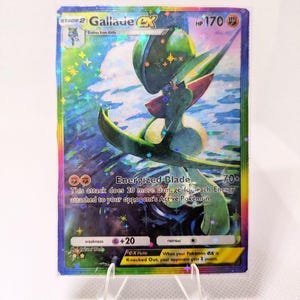 Cartas de Pokémon Gallade Ex de alta calidad, proxy, personalizadas, con arte completo, para la aplicación TCG de Pokémon Pocket, juego de cartas de Pokémon Space Time Smackdown.