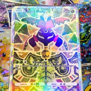 Tapu bulu handmade tcg  proxy fan art card  full art Celestial Guardians set