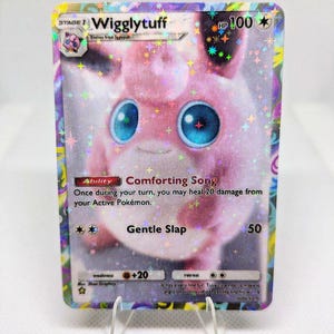 Wigglytuff pokemon pocket app tcg proxy haute qualité Pokémon carte alternative personnalisée art complet Shining Revelry ensemble
