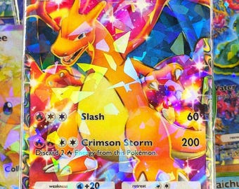リザードン ex - ホロファンカード ポケモン TCG ポケットアート
