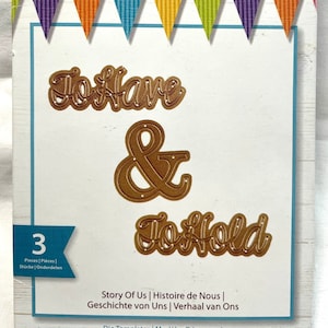 Spellbinders Die Cut História de nós para ter e realizar celebrações DIY Crafts Diecut