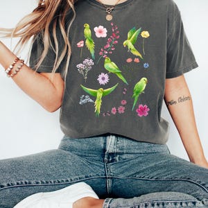 Comfort Colors Parakeet Shirt: Funny Bird Lover Tee
