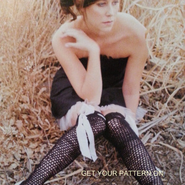 Crochet Thigh High Stockings Pattern Etsy