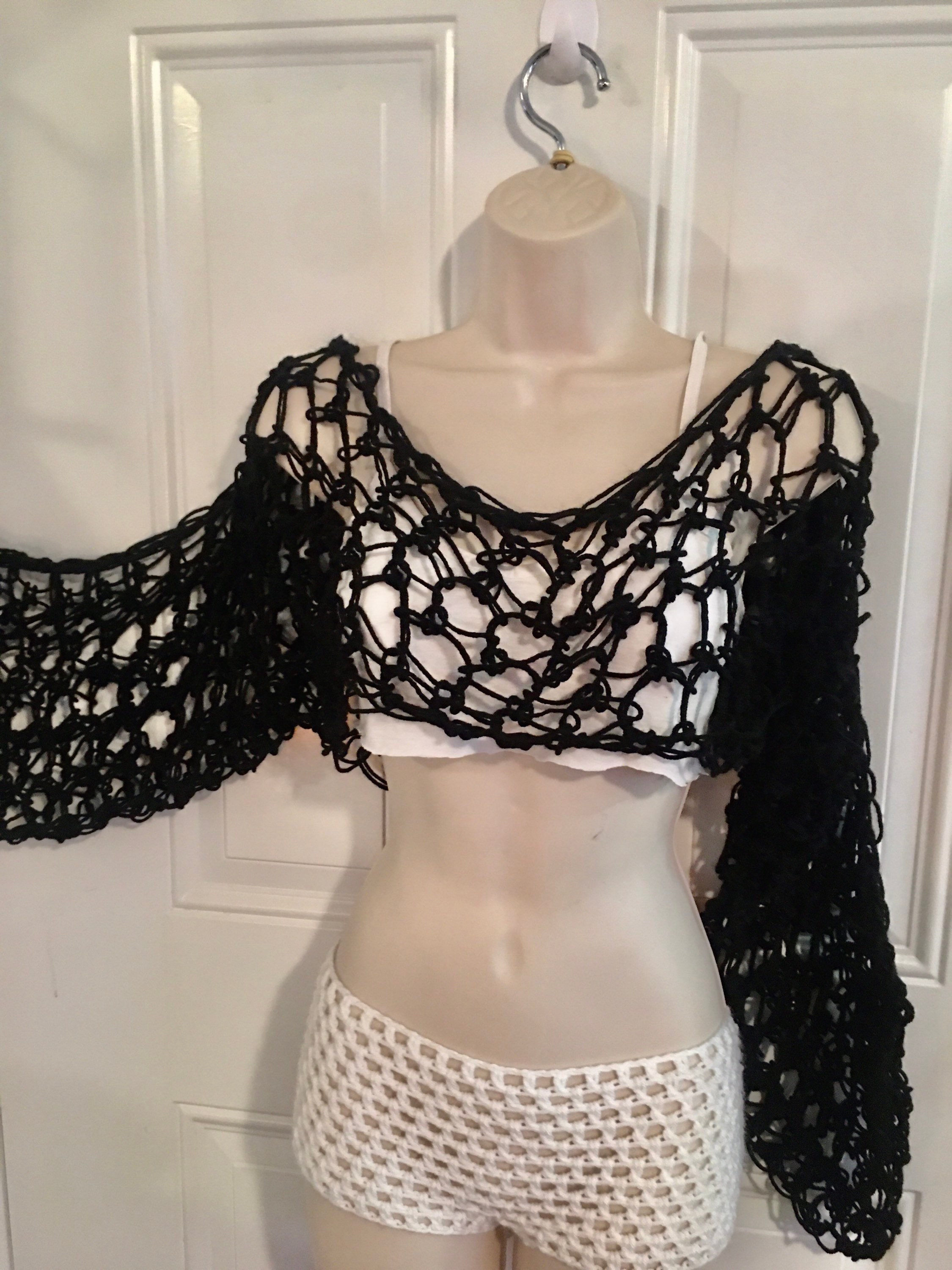 Black Cover up Top - Etsy