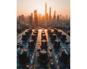 City Synth - Satin Poster