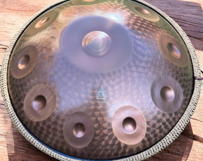 10-notes- 432 Schumann Resonance Tuning Gold-nitride Steel - HANDPAN ...