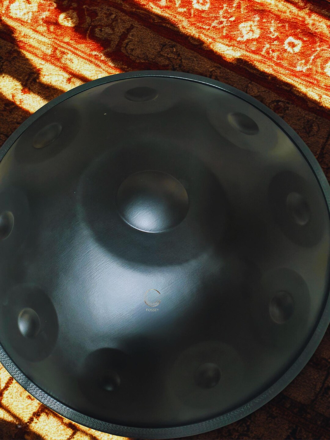Black Star Fossey Handpan, 12-note D Kurd 432 Hz, Stainless Steel, 22 ...