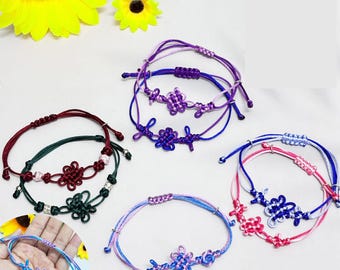 K-p*p Inspired Bracelet,Hun*x Bracelet,Lucky Knots,R*mi J*nu Bracelet,Kp*p Hunt*x Charm,Handmade Gift,Perfect for Fans,Collectors,Cosplayers