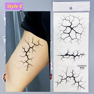 HOWAF Tatuaggi Temporanei Per Bambini 4 Fogli - Glitter E Luminosi Al Buio, Tema Halloween Con Strega, Zucca, Ragno, Pipistrello