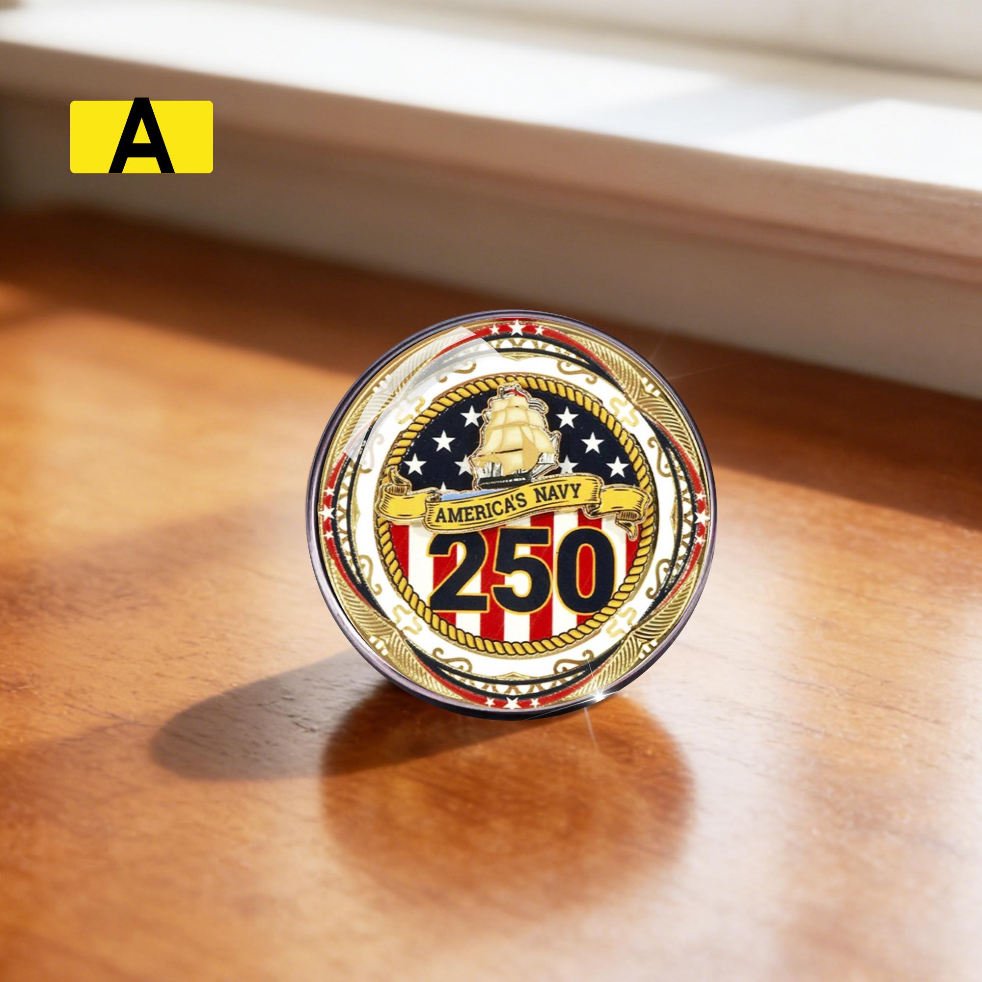 2026 US 250th Anniversary Enamel Pin | American Eagle, USA Flag
