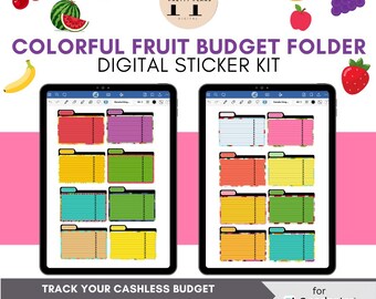 GoodNotes Budget Stickers: Digitale Bargeld Umschläge (Digitaler Download)