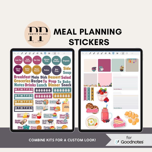 Meal Planning Sticker - Etsy