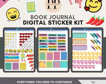 betygsklistermärke för läsjournal digitalt klistermärkespaket png läsarklistermärke för bokjournal klistermärke för bokrecension klistermärke goodnotes