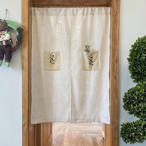 Japanese style door curtains, decorative door curtains, kitchen door curtains, handmade door curtains, door curtains, simple door curtains