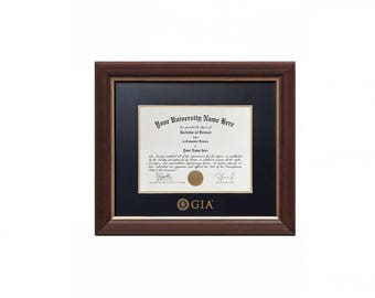 Solid Wood Diploma Frame, American Style A4 Certificate Display