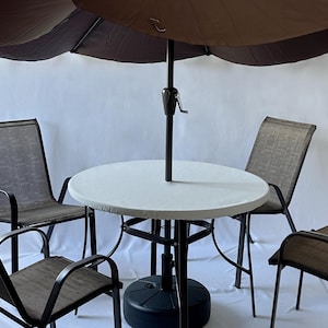 Outdoor waterproof tablecloth, beige waterproof tablecloth, high temperature resistant tablecloth, outdoor decoration, custom size available