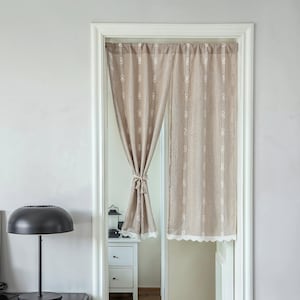 Decorative curtains, handmade curtains, delicate curtains, bedroom curtains, isolated curtains