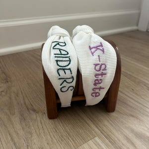 Customized Top Knot Headband