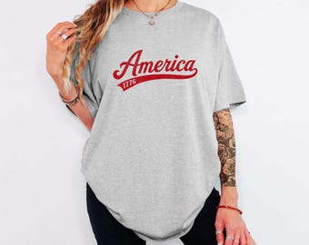America 1776, Shirt, USA Shirt, Fourth of July Shirt, 1776 T Shirt, Patriotic Shirt, Est 1776 Shirt, Independence Day, Spilling The Tea