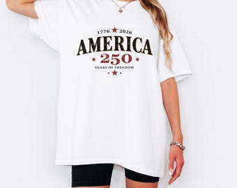 USA 250th Anniversary Hoodie, Patriotic 1776–2026 Sweatshirt, America Independence Day Gift, Vintage USA Crewneck, Freedom Celebration Top