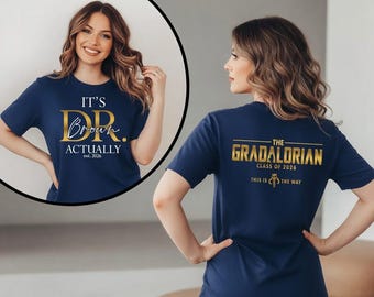 Custom Doctor Shirt, It Is Dr Actually Tee, PhD Graduate Tee, Doctorate Graduate Tee, Graduation Shirt, Medical School Tee, Doctor Name Tee