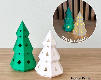 Christmas Trees 3D Stl Files, 3D Christmas Print Files, Christmas Tree Digital Download for 3D Printing, 3D Print Home Decor