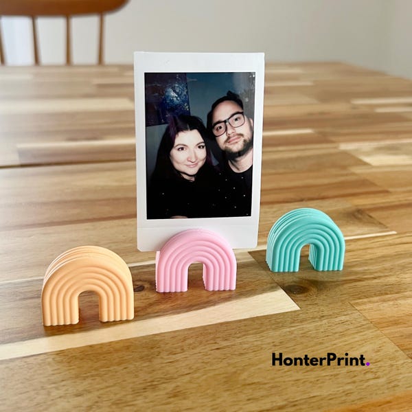 Polaroid Instax Photo Holder STL File for 3D Printing, Card Holder for 3D Printing, Digital Download for 3D Printing, 3D Print Home Decor