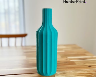 Bottle Vase STL 3D Print File, Digital Download for 3D Printing, Modern Home Decor Vase, 3D Print Home Decor Scandi Style