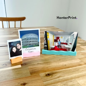 Support photo Polaroid Instax pour impression 3D, fichier STL pour impression 3D, porte-cartes pour impression 3D, téléchargement numérique pour impression 3D, décoration d'intérieur pour impression 3D