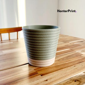 Self Watering Planter STL 3D Print File, Digital Download for 3D Printing, Modern Home Decor Planter, 3D Print Home Decor