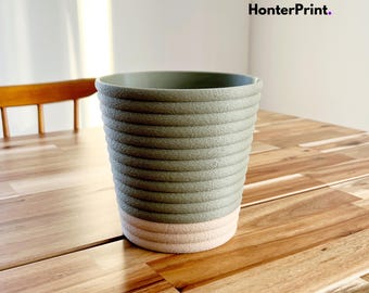 Self Watering Planter STL 3D Print File, Digital Download for 3D Printing, Modern Home Decor Planter, 3D Print Home Decor