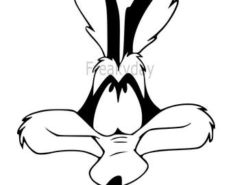 SVG - Wile E. Coyote - The Determined Character - Digital Download - Cut File