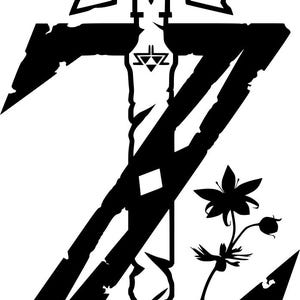 SVG - The Legend of Zelda Logo - Iconic Gaming Symbol - Digital Download - Cut File
