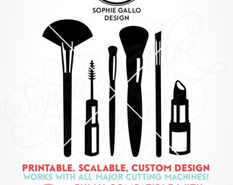 Makeup Brush Svg Etsy