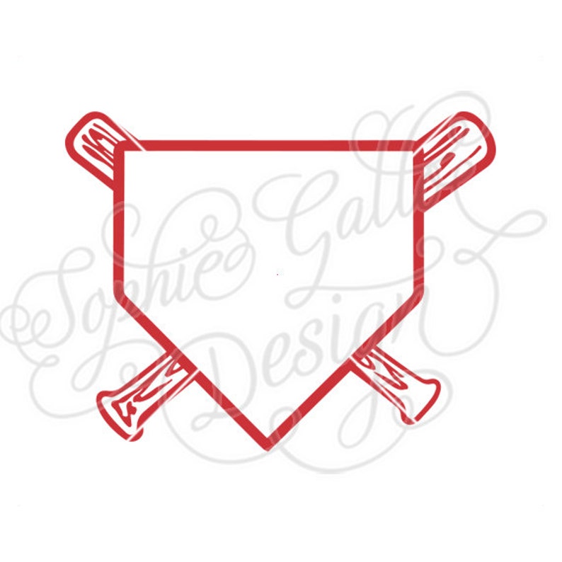 Download Baseball Home plate design SVG DXF PNG digital download ...
