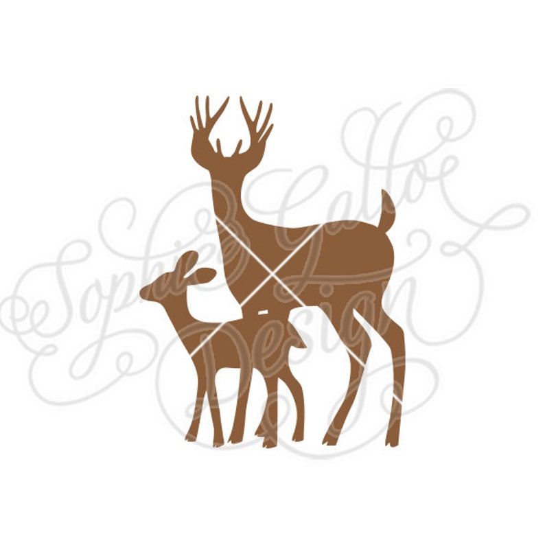 Free Free 225 Deer Family Svg SVG PNG EPS DXF File